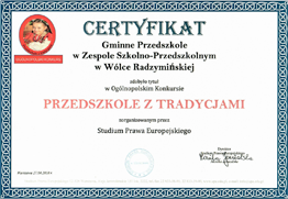 Przedszkole z tradycjami